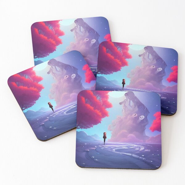 Item preview, Colorful surreal landscapes scenery with vibrant colors 48 designed and sold by vishalraifx.
