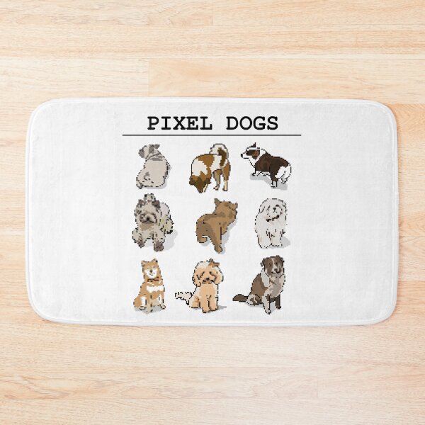 Item preview, Cute pixel dogs designed and sold by EfesStudio.