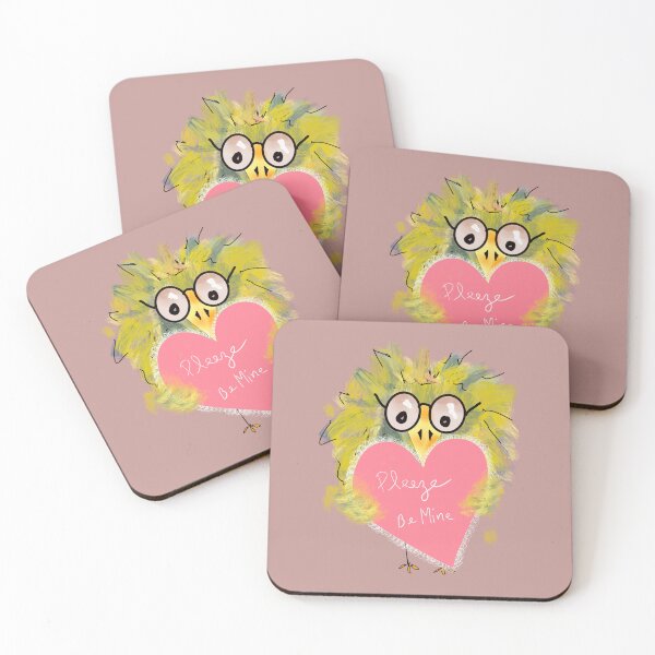 Item preview, Funny Bird Please be Mine! designed and sold by designs-by-ann.