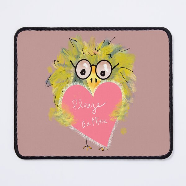 Item preview, Funny Bird Please be Mine! designed and sold by designs-by-ann.