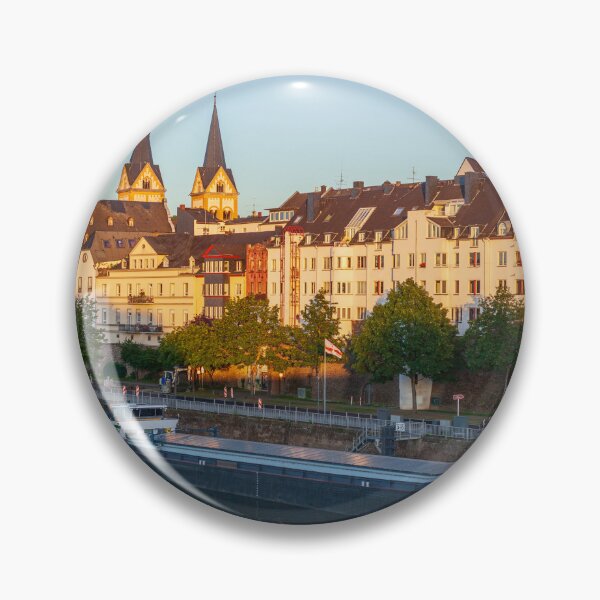 Item preview, Peter-Altmeier-Ufer on the Moselle with the old town in the evening light designed and sold by Torsten  Krüger.