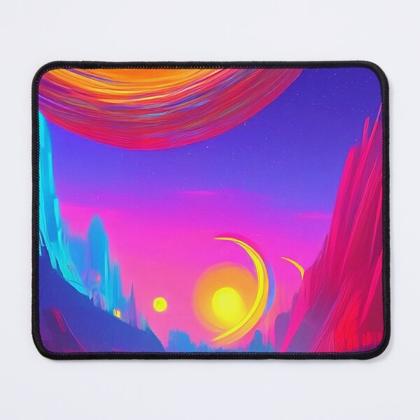 Item preview, Colorful surreal landscapes scenery with vibrant colors 49 designed and sold by vishalraifx.