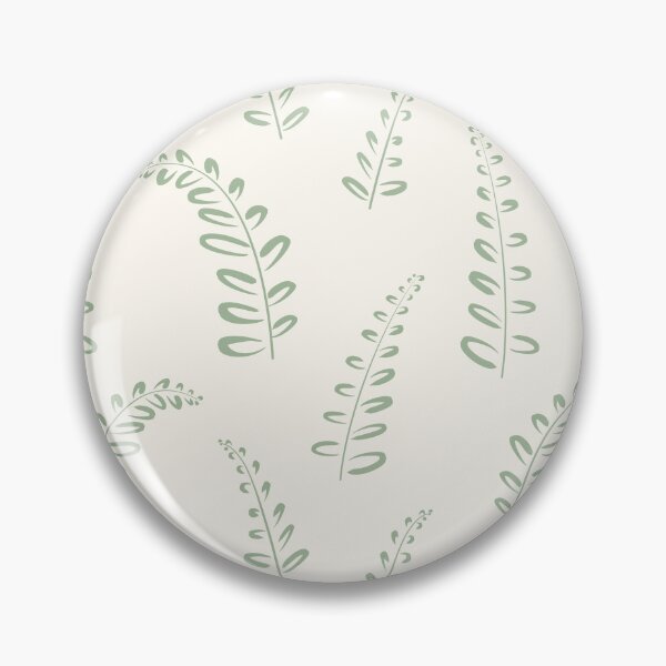 Item preview, Green Leaf Line Art Pattern designed and sold by CreativeDraws42.