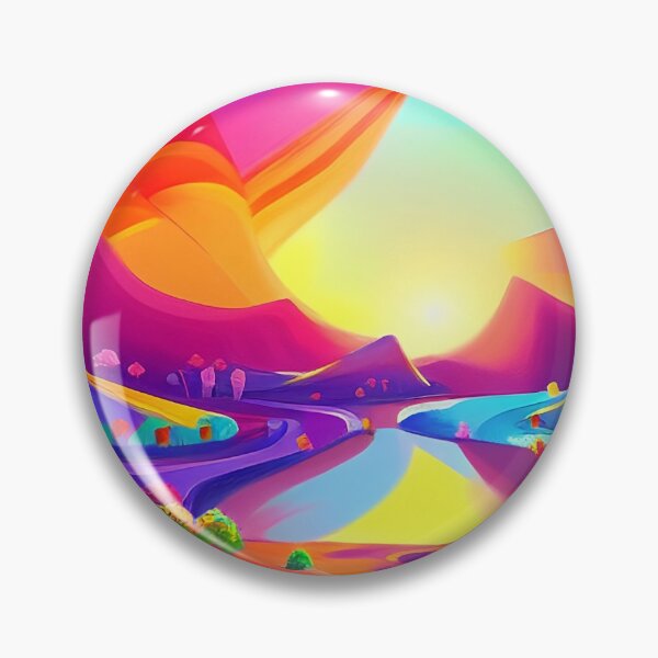 Item preview, Colorful surreal landscapes scenery with vibrant colors 50 designed and sold by vishalraifx.