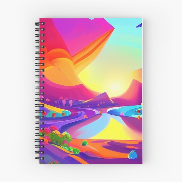 Item preview, Colorful surreal landscapes scenery with vibrant colors 50 designed and sold by vishalraifx.
