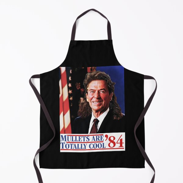 Item preview, Ronald Reagan 40th president mullets are cool bootleg designed and sold by Captain-Jackson.
