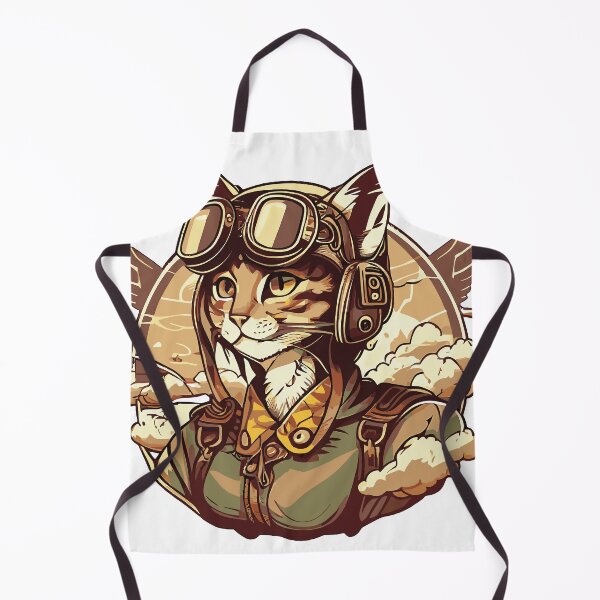 Item preview, Aviator cat designed and sold by nellylebrun.