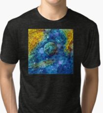‘Alien Space’ Digital art Tri-blend T-Shirt