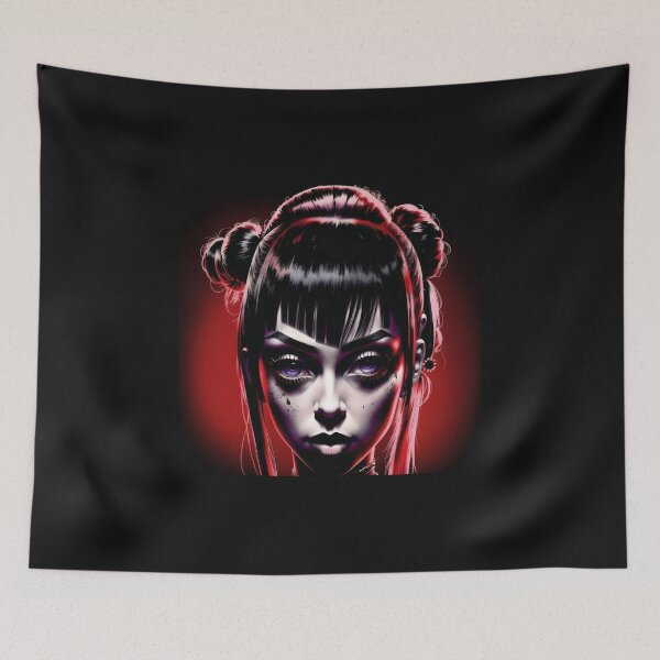 Item preview, Inkpunk girl artwork 5 designed and sold by PunkerLazar.
