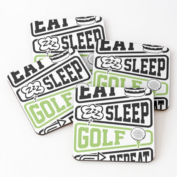 Item preview, Eat Sleep Golf Repeat designed and sold by Sadokartista.