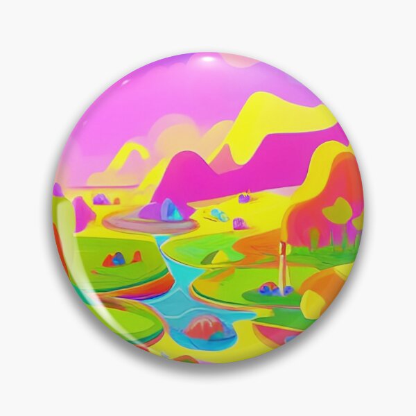 Item preview, Colorful surreal landscapes scenery with vibrant colors 55 designed and sold by vishalraifx.