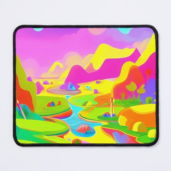 Item preview, Colorful surreal landscapes scenery with vibrant colors 55 designed and sold by vishalraifx.