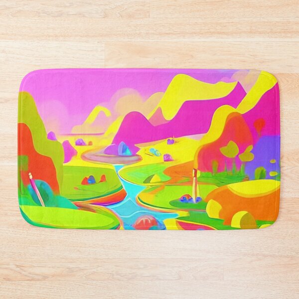 Item preview, Colorful surreal landscapes scenery with vibrant colors 55 designed and sold by vishalraifx.