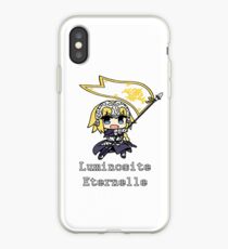 Jeanne d'arc Chibi banner iPhone Case