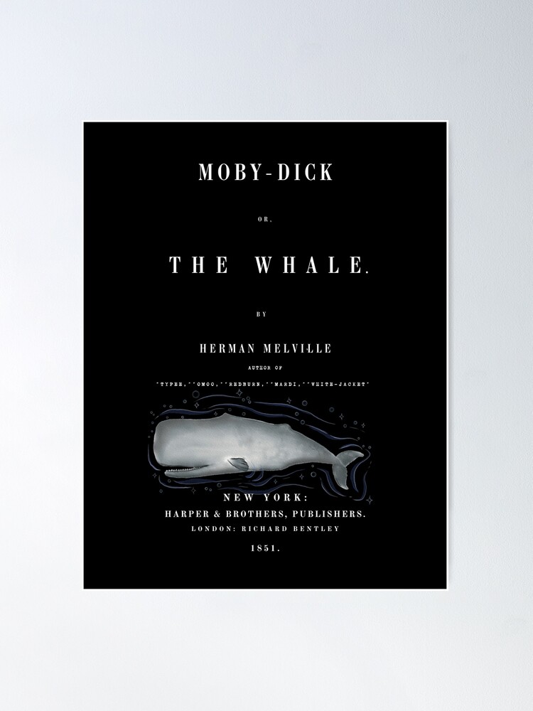 Moby Dick by Herman Melville Poster for Sale by CastlesClassics