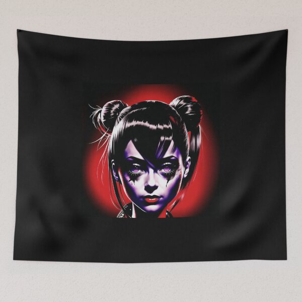 Item preview, Inkpunk girl artwork 6 designed and sold by PunkerLazar.