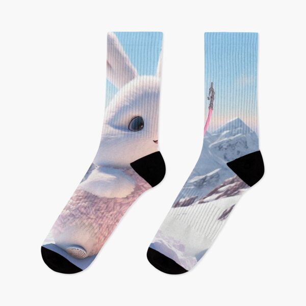 Item preview, the bunny that conquered the mountain. designed and sold by EnjoyDigitalArt.