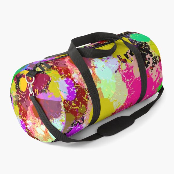 Item preview, Multicolor and Black and Pink Splashes of Paint Pattern Design designed and sold by theprintedclub.