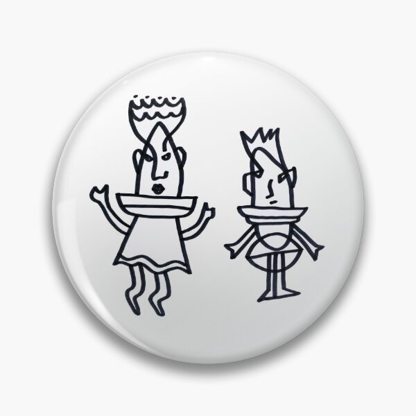 Item preview, Girl and Boy "Figurative Drawings" designed and sold by Istvan Ocztos.