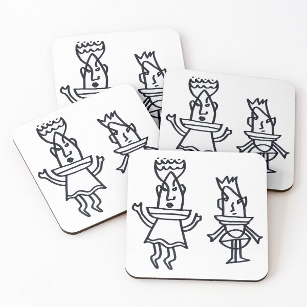 Item preview, Girl and Boy "Figurative Drawings" designed and sold by Istvan Ocztos.