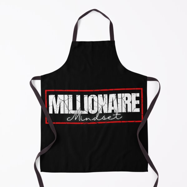 Item preview, Millionaire Mindset red frame poster distressed designed and sold by KingsManKind.