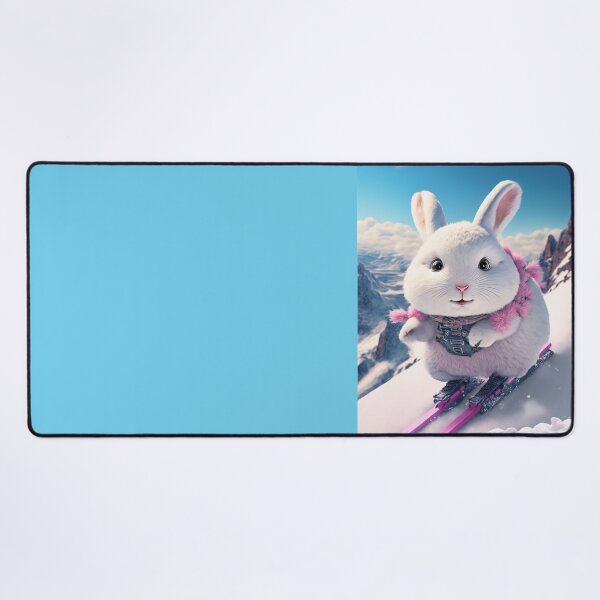 Item preview, bunnies love skiing too designed and sold by EnjoyDigitalArt.