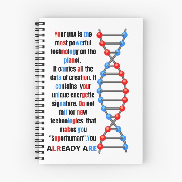 Item preview, DNA superhuman text design designed and sold by Vesna7791.