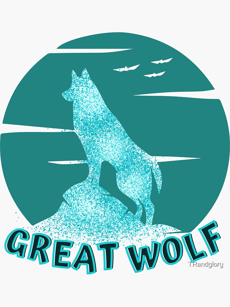"Great Wolf Lodge, news wolf" Sticker for Sale by TRandglory Redbubble