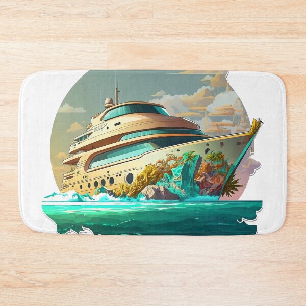 Item preview, Yacht Adventures 1 | Colorful Cartoon Travel designed and sold by Sunchaser World.
