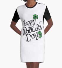 shamrock green Graphic T-Shirt Dress