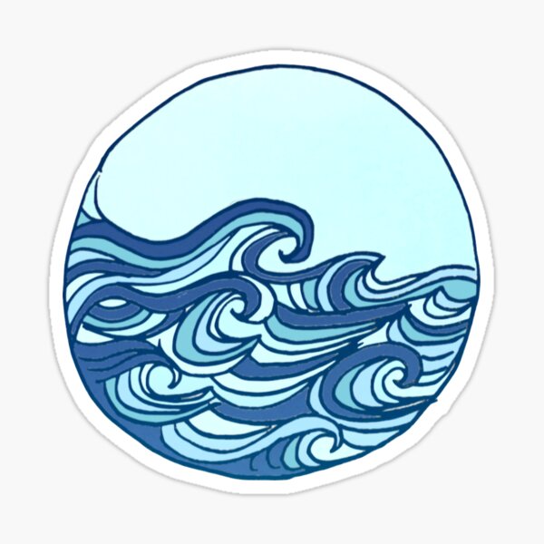 Item preview, Blue Waves Ocean Design designed and sold by Claireandrewss.