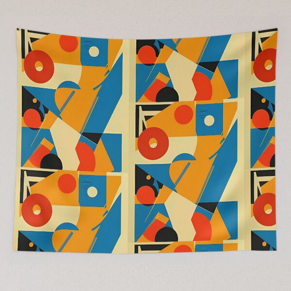 Item preview, Constructivism Bauhaus Style Postmodern Art designed and sold by Neo-Expression.