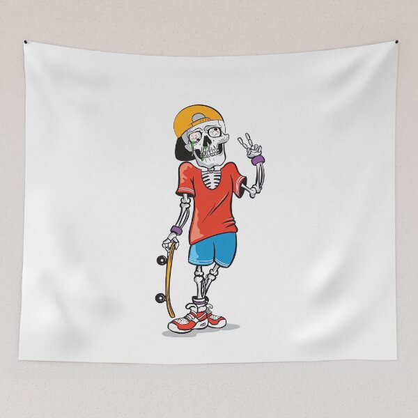 Item preview, Skateboarding Skeleton Shirt, Thrashermagazine, The Berrics designed and sold by Skateboard-Art.