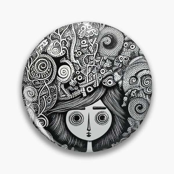 Item preview, Doodle Overthinking designed and sold by Dandy-Daddy.