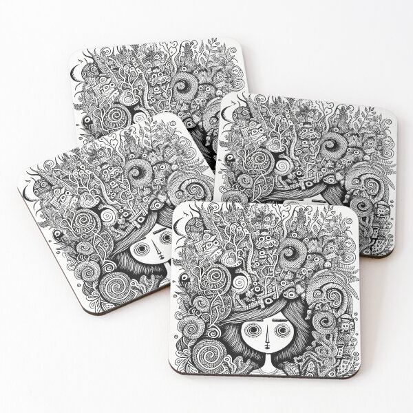 Item preview, Doodle Overthinking designed and sold by Dandy-Daddy.