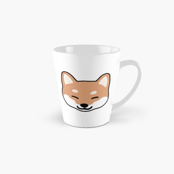 Vista previa del artículo con la obra «Shiba Inu parpadeando», diseñado y vendido por Jenn Inashvili.