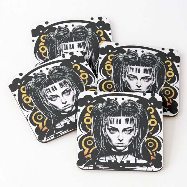 Item preview, Inkpunk girl artwork 8 designed and sold by PunkerLazar.
