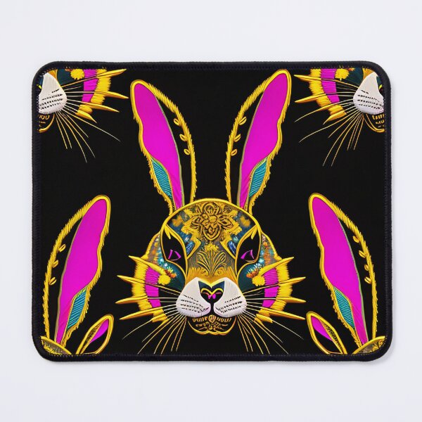 Item preview, Everybunny golder rabbits bunnies Embroidered Pattern 14_S80 designed and sold by CreArtorium.