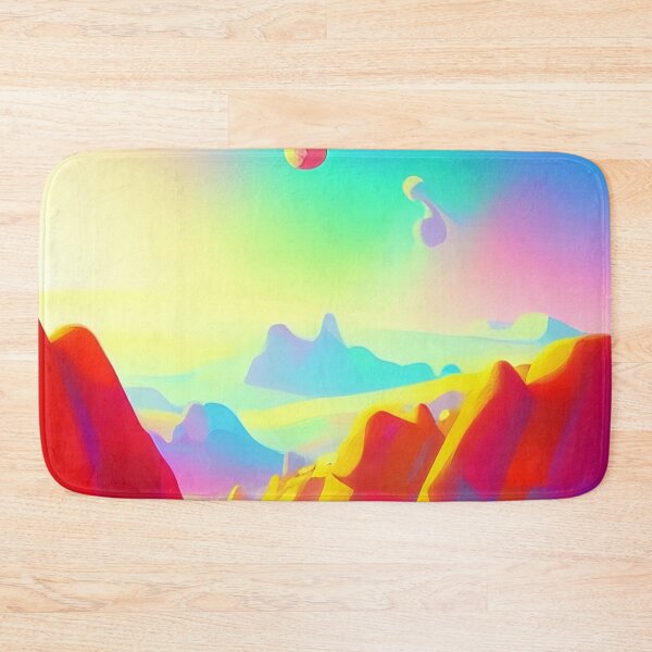 Item preview, Colorful surreal landscapes scenery with vibrant colors 56 designed and sold by vishalraifx.