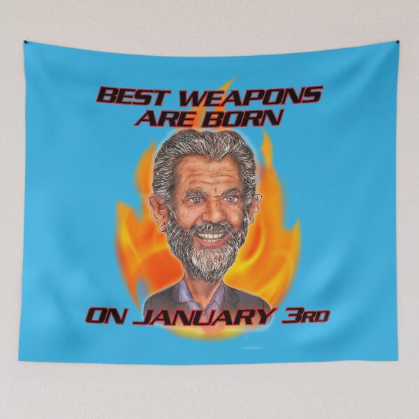 Item preview, Best wapons are born on January 3rd - Best wapons are born on January 3rd designed and sold by HenryDrae.