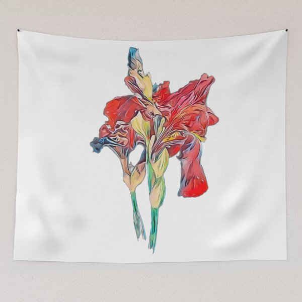 Item preview, Iris painting decor designed and sold by Gogodzy.