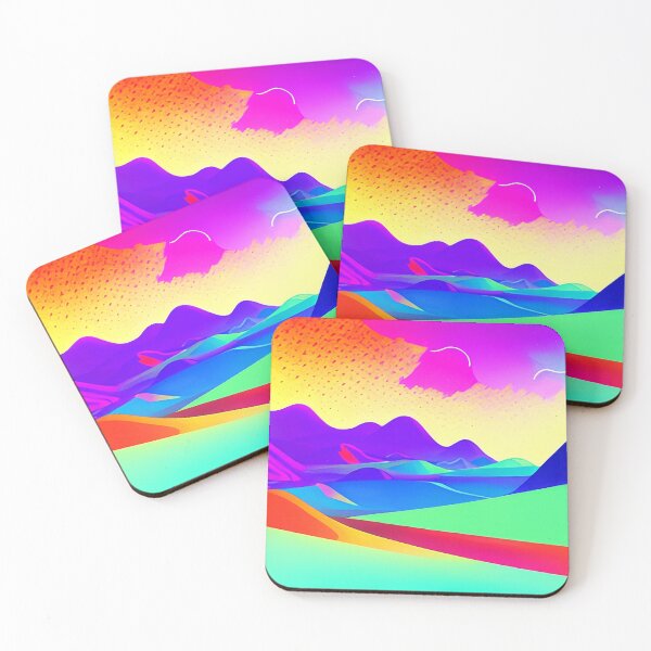 Item preview, Colorful surreal landscapes scenery with vibrant colors 58 designed and sold by vishalraifx.