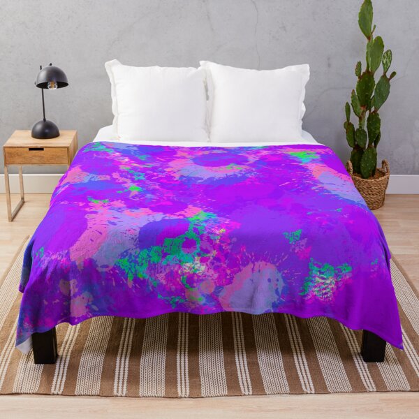 Item preview, Multicolor and Pink and Purple Tones Splashes of Paint Pattern Design designed and sold by theprintedclub.