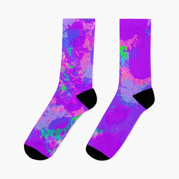 Item preview, Multicolor and Pink and Purple Tones Splashes of Paint Pattern Design designed and sold by theprintedclub.
