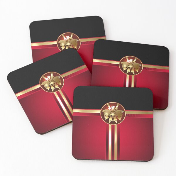 Item preview, Spartan Helmets Red Gold Black Stripe designed and sold by Yiorgos Designs.