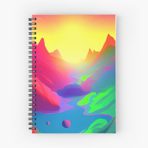 Item preview, Colorful surreal landscapes scenery with vibrant colors 60 designed and sold by vishalraifx.
