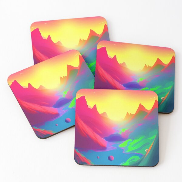 Item preview, Colorful surreal landscapes scenery with vibrant colors 60 designed and sold by vishalraifx.