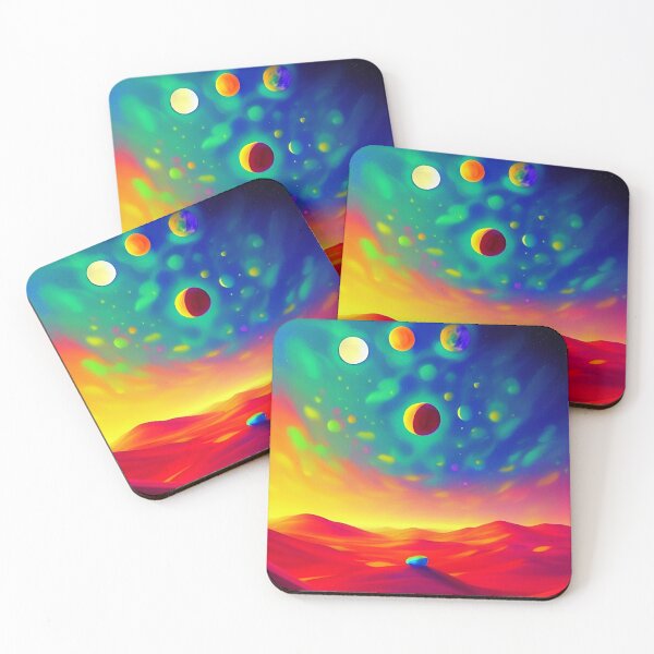 Item preview, Colorful surreal landscapes scenery with vibrant colors 61 designed and sold by vishalraifx.