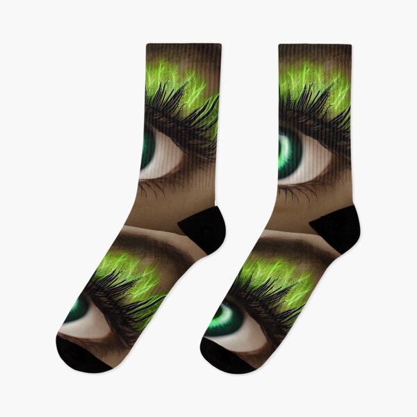 Item preview, Intense green eye generated by artificial intelligence designed and sold by megadrina.