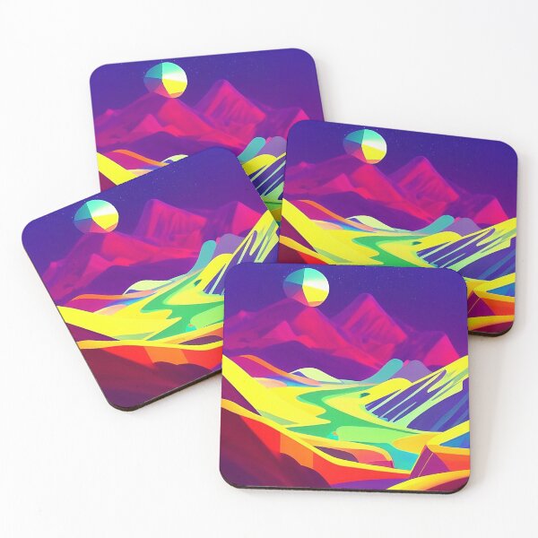 Item preview, Colorful surreal landscapes scenery with vibrant colors 62 designed and sold by vishalraifx.